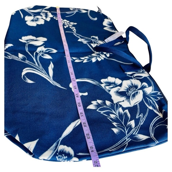 Christopher and Banks Blue Tropical Tote Bag NWT - Picture 5 of 8